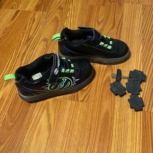Light up double wheel heelys